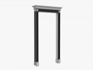 Classic Door Portal 02 3D Model