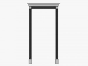 Classic Door Portal 02 3D 모델