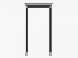 Classic Door Portal 02 3D Model