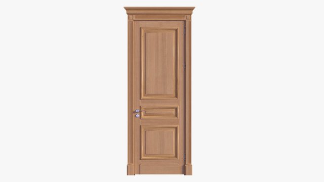 Classic Door 01 3D 模型 .c4d .max .obj .3ds .fbx .stl .blend 