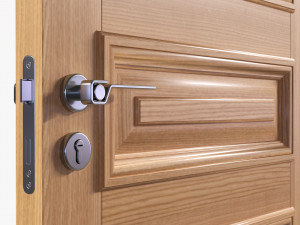 Classic Door 01 3D 模型