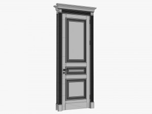 Classic Door 01 3D 模型