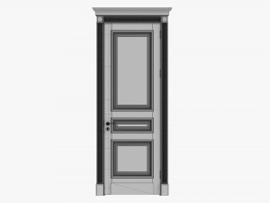 Classic Door 01 3D 模型