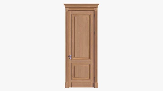 Classic Door 02 Modèle 3D .c4d .max .obj .3ds .fbx .stl .blend 
