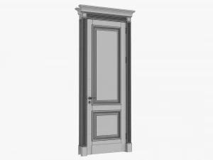 Classic Door 02 3D Model