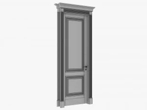 Classic Door 02 3D Model