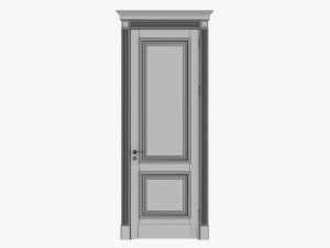 Classic Door 02 Modèle 3D