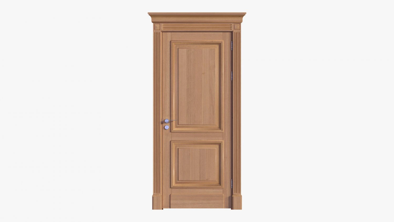 Classic Door 03 3D Model .c4d .max .obj .3ds .fbx .stl .blend 
