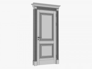 Classic Door 03 3D Model