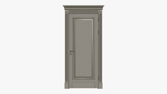 Classic Door 04 Modèle 3D .c4d .max .obj .3ds .fbx .stl .blend 