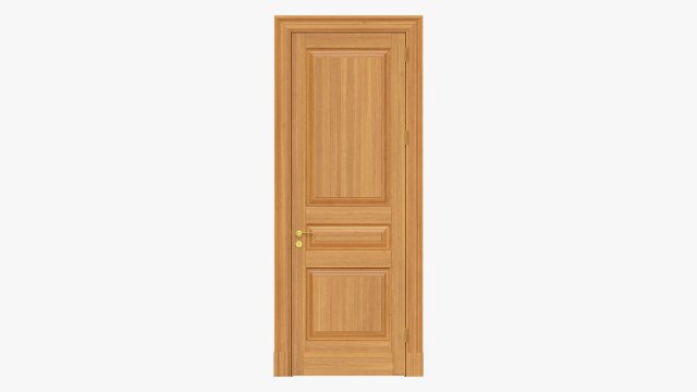 Classic Door 09 Modèle 3D .c4d .max .obj .3ds .fbx .stl .blend 