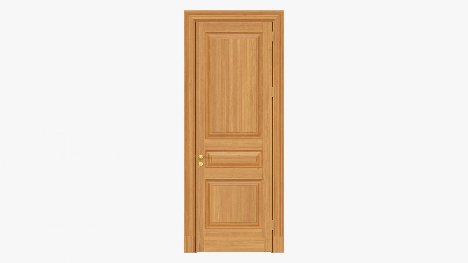 Classic Door 09 3D Model .c4d .max .obj .3ds .fbx .stl .blend 