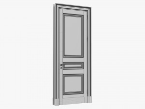 Classic Door 09 Modèle 3D