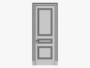 Classic Door 09 3D Model