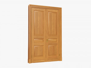 Classic Door 09 Double Modelo 3D