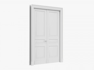 Classic Door 09 Double Modelo 3D