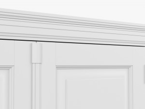 Classic Door 09 Double Modelo 3D