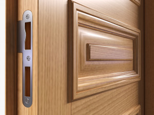 Classic Door Double 02 3D Model