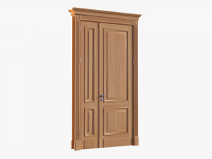 Classic Door Double 03 Modelo 3D