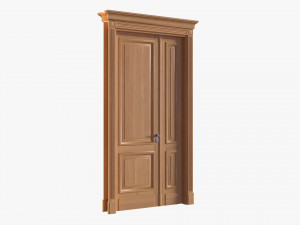 Classic Door Double 03 Modelo 3D