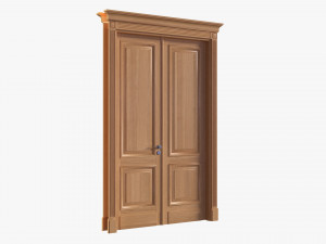 Classic Door Double 04 3D 모델