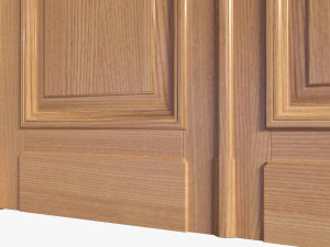 Classic Door Double 04 3D Model