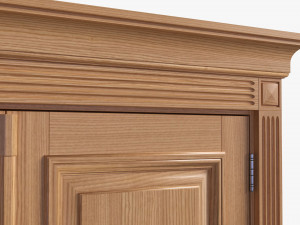 Classic Door Double 06 3D Model