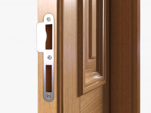 Classic Door Double 06 3D Model