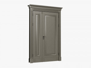 Classic Door Double 07 Modèle 3D