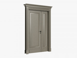 Classic Door Double 07 Modèle 3D