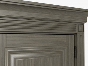 Classic Door Double 07 Modèle 3D