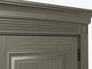 Classic Door Double 07 3D Model