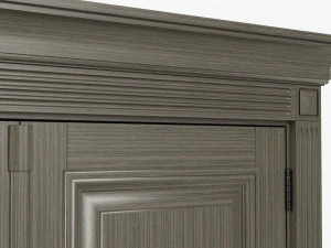 Classic Door Double 08 3D Model