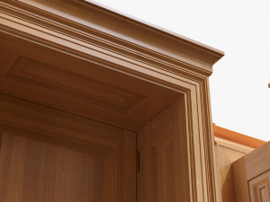 Classic Door With Portal 01 3D मॉडल