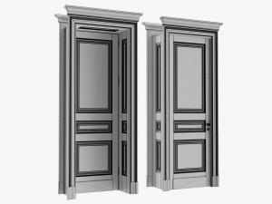 Classic Door With Portal 01 3D मॉडल