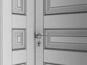 Classic Door With Portal 01 3D मॉडल
