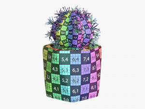 Decorative Potted Plant 09 3D-Modell