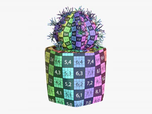 Decorative Potted Plant 09 3D Model