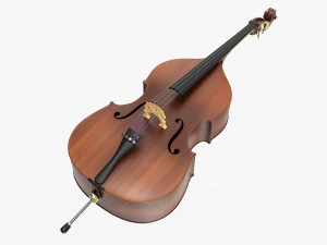 Контрабас 01 3D Модель