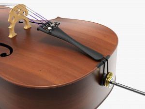 Double Bass 01 Modèle 3D