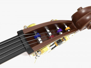 Double Bass 01 Modèle 3D