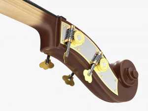 Контрабас 01 3D Модель