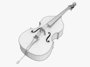 Double Bass 01 Modèle 3D
