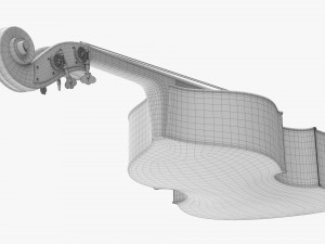 Double Bass 01 Modèle 3D