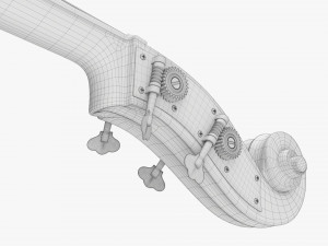 Double Bass 01 Modèle 3D