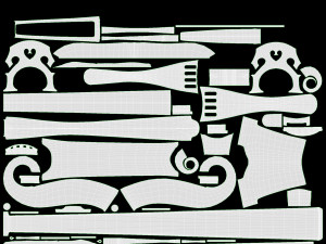 Double Bass 01 Modèle 3D
