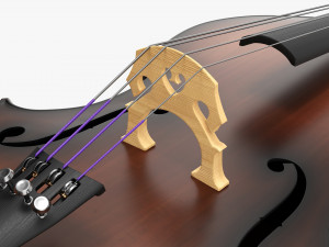 Double Bass 02 3Dモデル