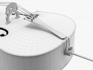 Contrabaixo 02 Modelo 3D