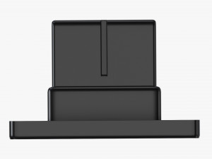 Double Outlet With USB Ports US 3D Model