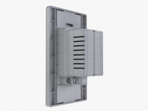 Double Outlet With USB Ports US 3D Model